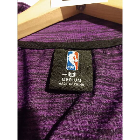 Los Angeles Lakers Purple zip pullover long sleeve size Medium Unisex - Picture 4 of 10